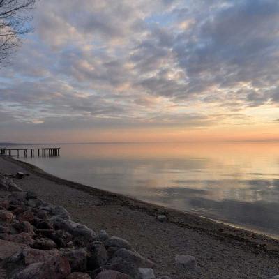 Gardasee Abenddaemmerung Italien 3