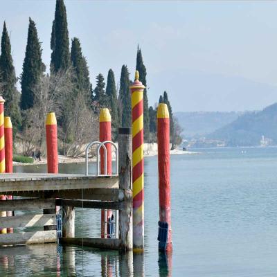 Gardasee Schiffssteg (Italien)
